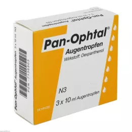 PAN OPHTAL Colírio, 3X10 ml