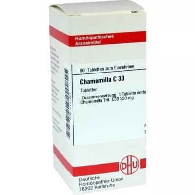 CHAMOMILLA C 30 comprimidos, 80 unidades