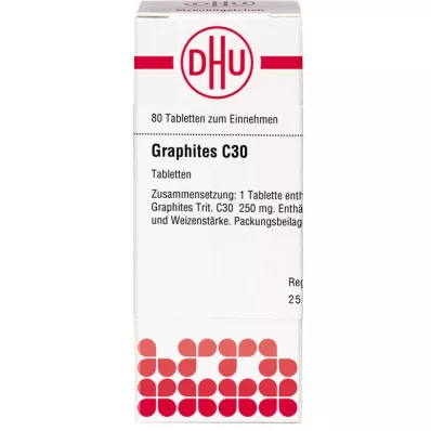 GRAPHITES C 30 comprimidos, 80 unidades