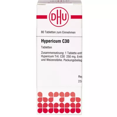 HYPERICUM C 30 comprimidos, 80 unidades