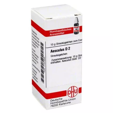 AESCULUS D 2 Glóbulos, 10 g AESCULUS D 2 Glóbulos, 10 g