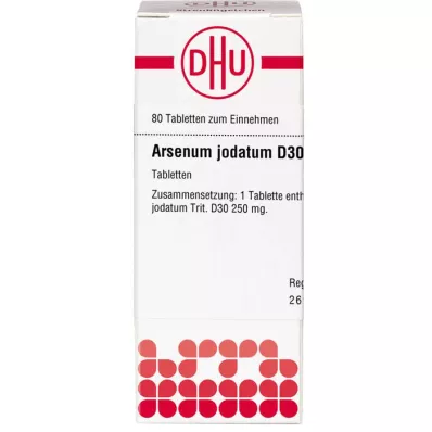 ARSENUM JODATUM D 30 comprimidos, 80 unidades ARSENUM JODATUM D 30 comprimidos, 80 unidades