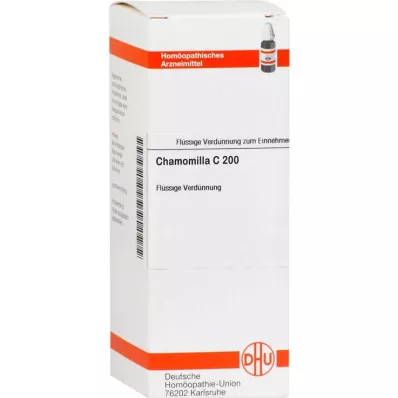CHAMOMILLA Diluição C 200, 20 ml CHAMOMILLA Diluição C 200, 20 ml