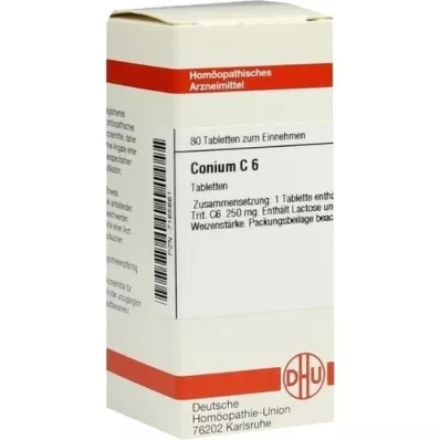 CONIUM Comprimidos C 6, 80 unidades CONIUM Comprimidos C 6, 80 unidades