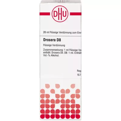DROSERA Diluição D 8, 20 ml DROSERA Diluição D 8, 20 ml