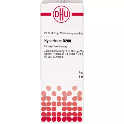 HYPERICUM D 200 Diluição, 20 ml