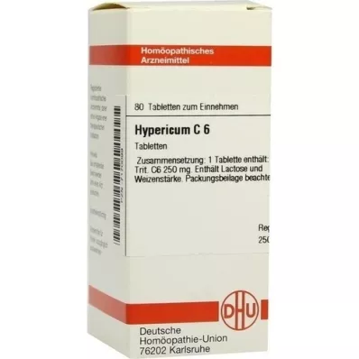 HYPERICUM Comprimidos C 6, 80 unidades HYPERICUM Comprimidos C 6, 80 unidades
