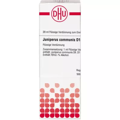 JUNIPERUS COMMUNIS Diluição D 1, 20 ml JUNIPERUS COMMUNIS Diluição D 1, 20 ml