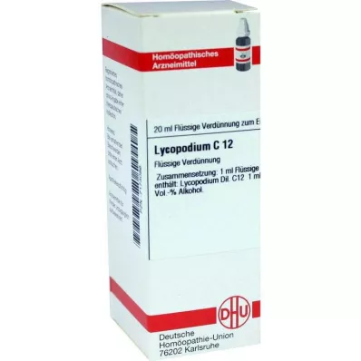 LYCOPODIUM Diluição C 12, 20 ml LYCOPODIUM Diluição C 12, 20 ml