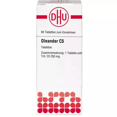 OLEANDER Comprimidos C 5, 80 unidades
