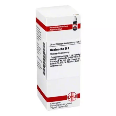 QUEBRACHO D 4 Diluição, 20 ml QUEBRACHO D 4 Diluição, 20 ml