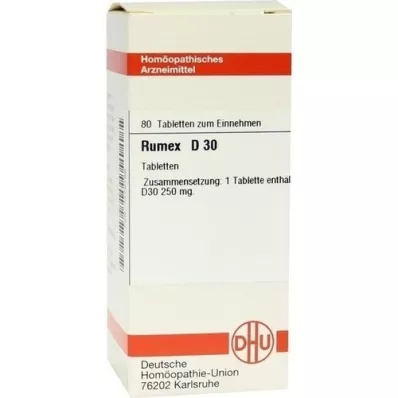 RUMEX D 30 comprimidos, 80 unidades RUMEX D 30 comprimidos, 80 unidades