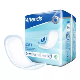ATTENDS Soft 3+ extra plus, 10 peças