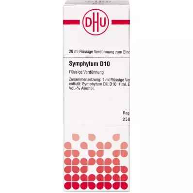 SYMPHYTUM D 10 Diluição, 20 ml SYMPHYTUM D 10 Diluição, 20 ml