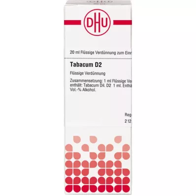 TABACUM Diluição D2, 20 ml TABACUM Diluição D2, 20 ml