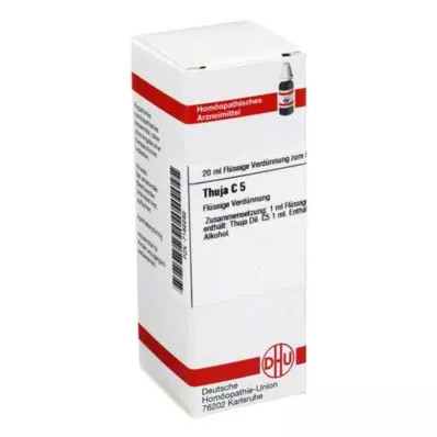 THUJA Diluição C 5, 20 ml THUJA Diluição C 5, 20 ml