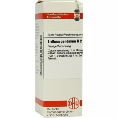 TRILLIUM PENDULUM Diluição D2, 20 ml