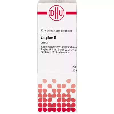 ZINGIBER Tintura mãe, 20 ml
