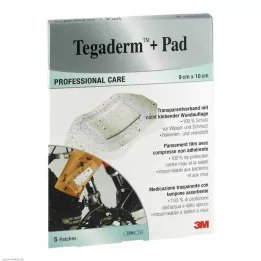 TEGADERM 3M Plus Pad 9x10 cm Pronto para uso 3586NP, 5 unidades