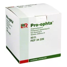 PRO-OPHTA Curativo para olhos D, 50 peças