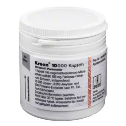 KREON 10.000 cápsulas duras com pellets revestidos entéricos, 200 unidades