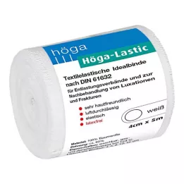 HÖGA-LASTIC Bandagem ideal 4 cmx5 m com celofane, 1 pc