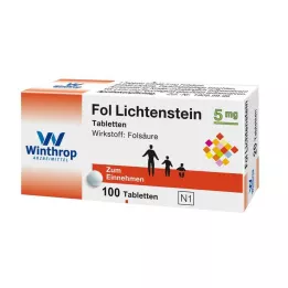 FOL Comprimidos de Lichtenstein 5 mg, 100 unidades