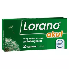 LORANO comprimidos agudos, 20 unidades