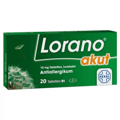 LORANO comprimidos agudos, 20 unidades LORANO comprimidos agudos, 20 unidades