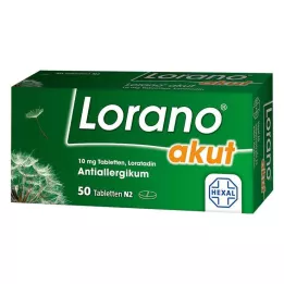 LORANO comprimidos agudos, 50 unidades