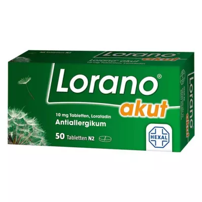 LORANO comprimidos agudos, 50 unidades