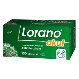 LORANO comprimidos agudos, 100 unidades