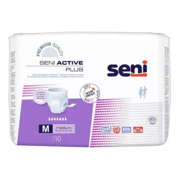 SENI Cuecas para incontinência Active Plus uma vez M, 10 unidades