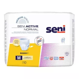 SENI Cuecas descartáveis para incontinência normal ativa M, 10 unidades