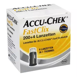 ACCU-CHEK Lancetas FastClix, 204 unidades
