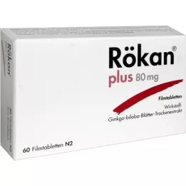 RÖKAN Plus comprimidos revestidos por película de 80 mg, 60 unidades