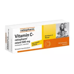 VITAMIN C-RATIOPHARM retard 500 mg cápsulas, 100 unidades