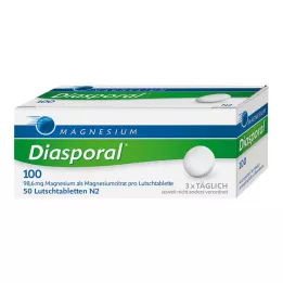 MAGNESIUM DIASPORAL 100 pastilhas, 50 unidades