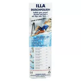 DUSCHFOLIEN Mão 40 cm, 5 peças
