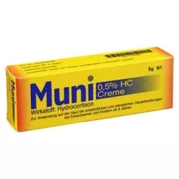 MUNI 0,5% HC Creme, 5 g