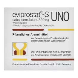 EVIPROSTAT-S sabal serrulatum 320 uno cápsulas, 200 pcs