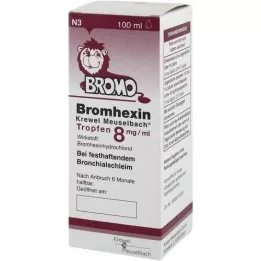 BROMHEXIN Krewel Meuselb Gotas 8mg/ml, 100 ml