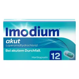 IMODIUM cápsulas duras agudas, 12 unidades
