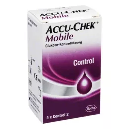 ACCU-CHEK Solução de controle móvel 4 aplicações de uso único, 1X4 Pcs