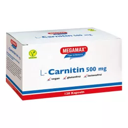 L-CARNITIN Cápsulas Megamax 500 mg, 120 unidades