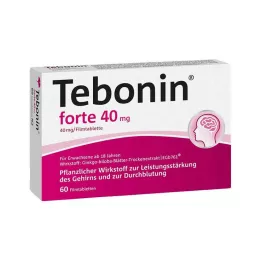 TEBONIN forte 40 mg comprimidos revestidos por película, 60 unidades