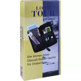 LOOM Bolsa Tour prima Diab. nylon preto, 1 un