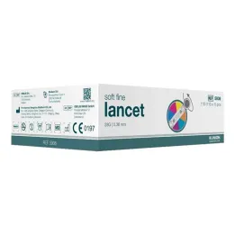 Lancetas Klinion Soft de cor fina 28 G, 110 un