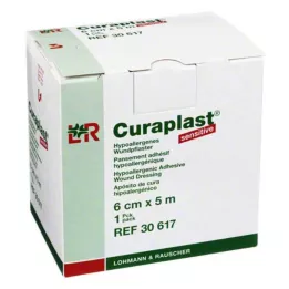 CURAPLAST Curativo sensível 6 cmx5 m, 1 peça