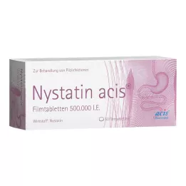 NYSTATIN comprimidos revestidos por película de acis, 50 unidades